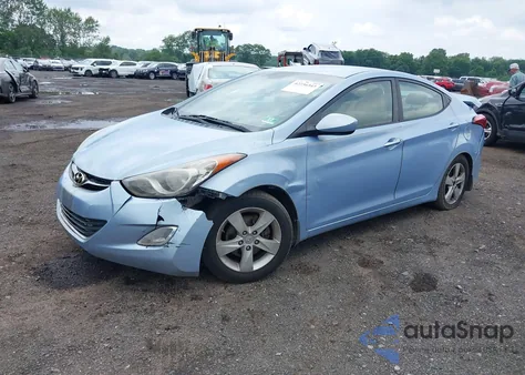 2012 Hyundai Elantra Gls (Ulsan Plant) z USA, uszkodzony, nr VIN KMHDH4AE4CU361364